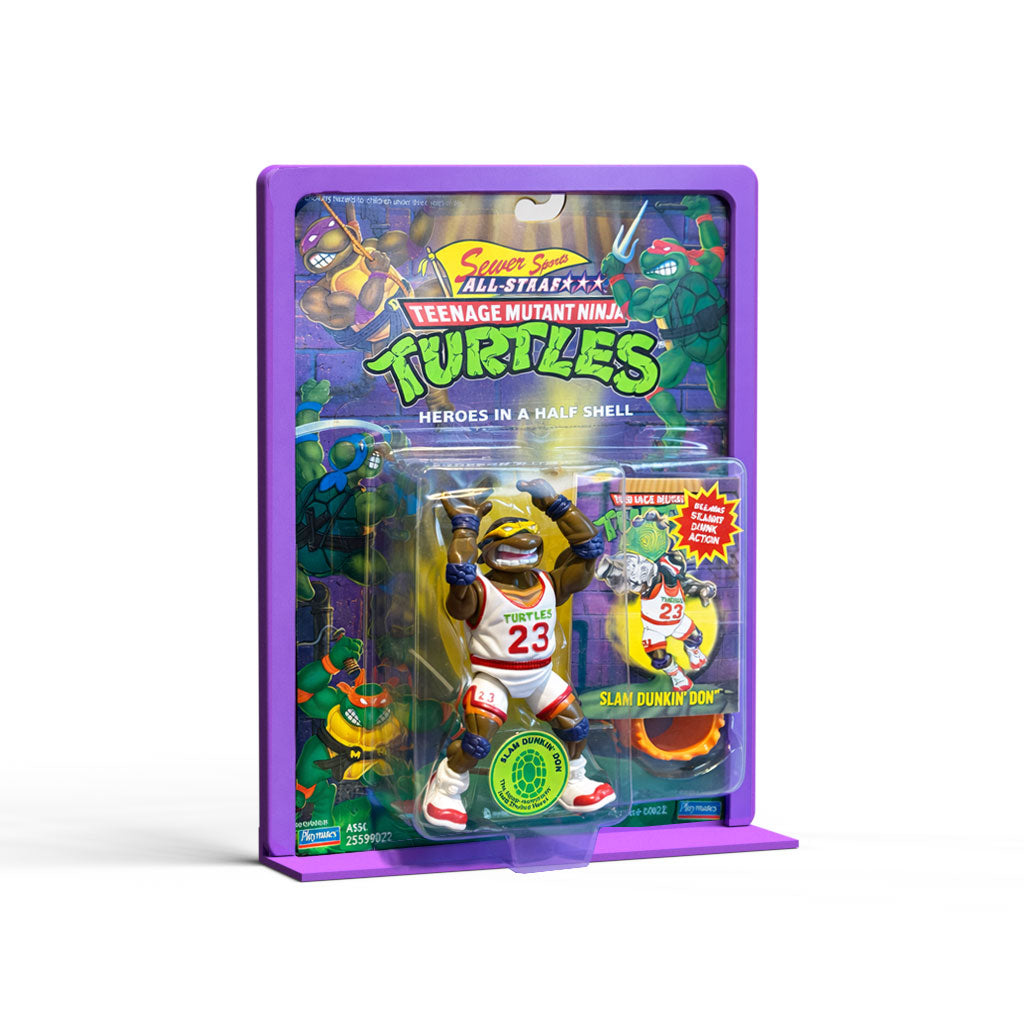 TMNT — 1993+ (Blue/Green & Purple Backs) — MOC Frame — stand
