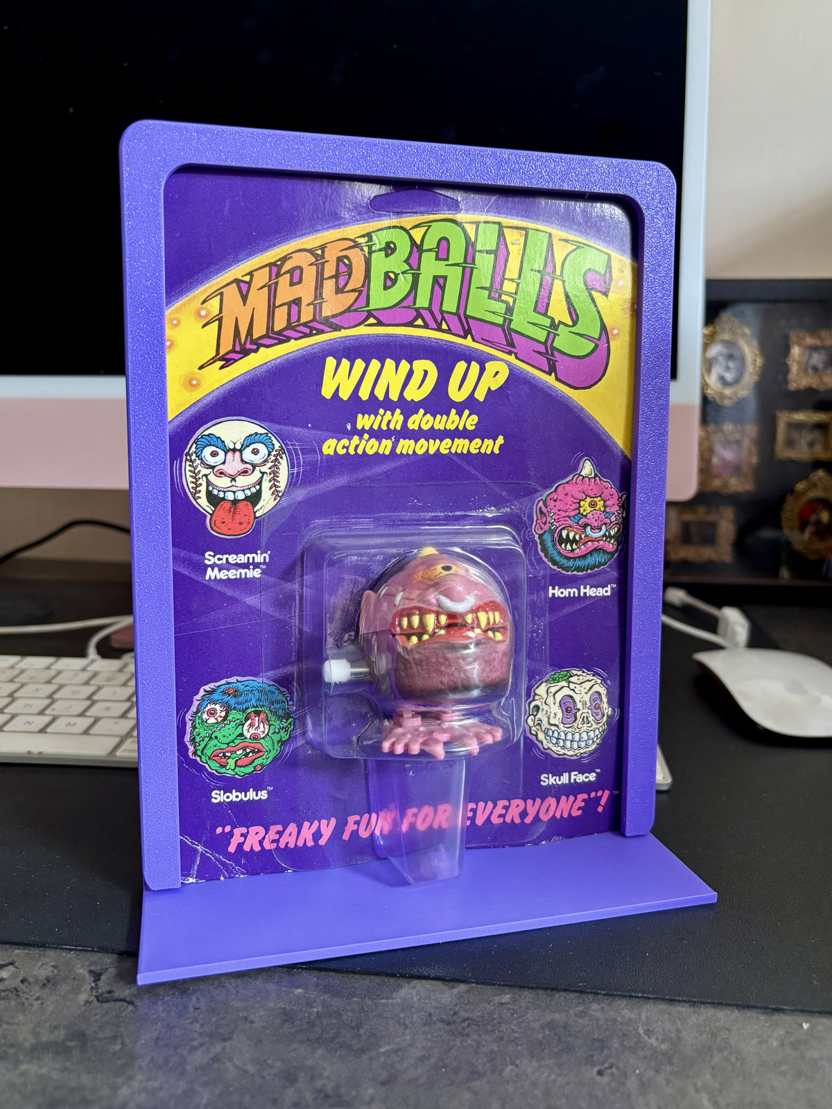 Madballs — Wind Up — MOC Frame — stand