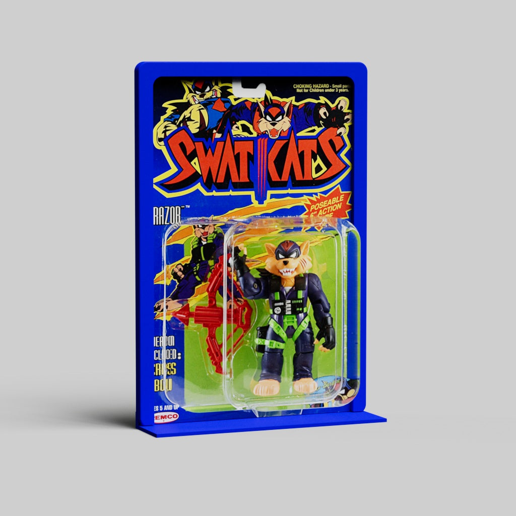 Swat Kats — Remco Swat Kats — MOC Frame — stand